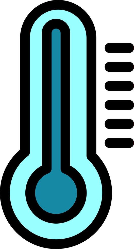 Thermometer Line Icon vector