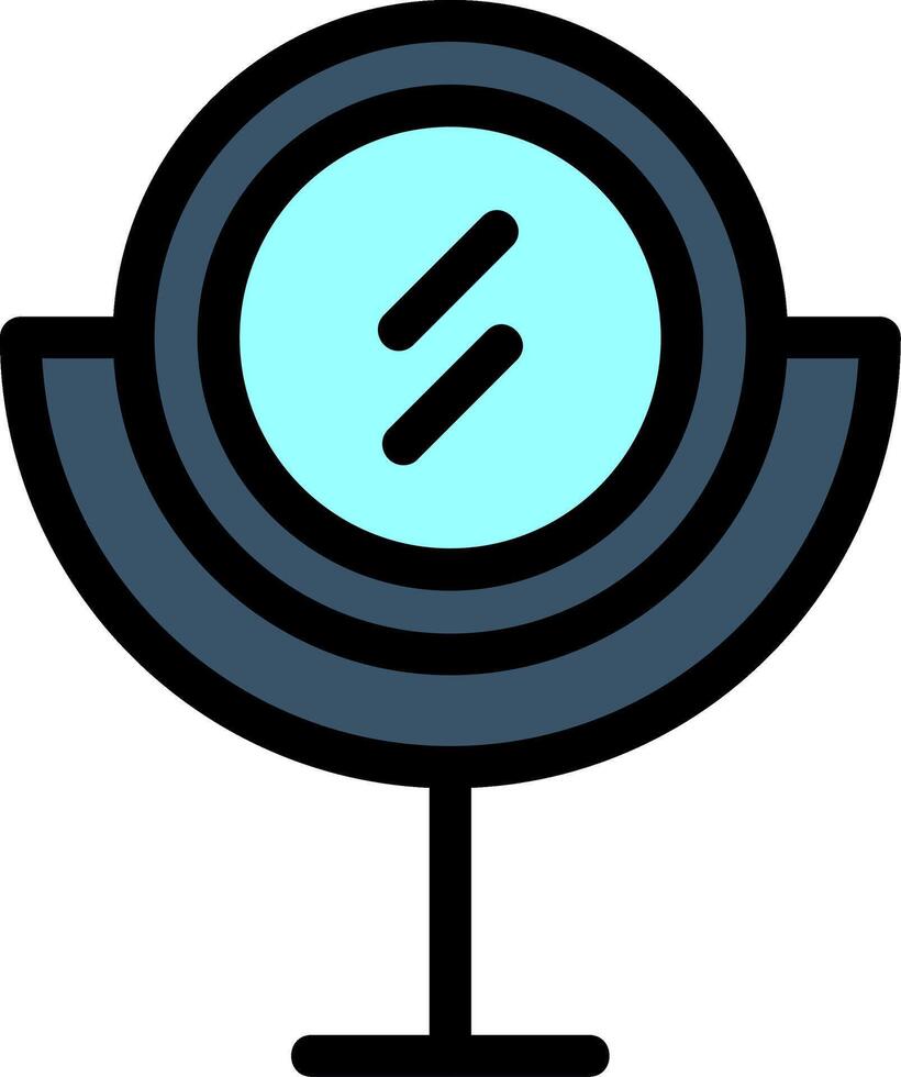 Mackup Mirror Line Icon vector