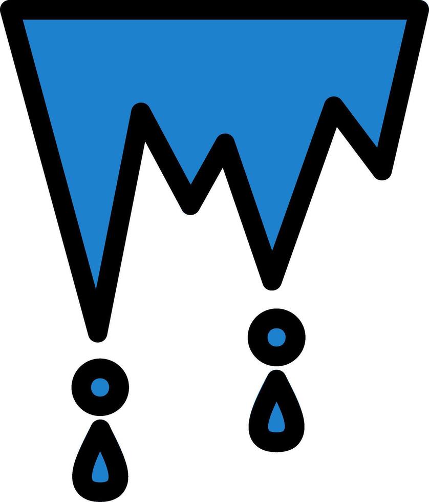Stalactite Line Icon vector