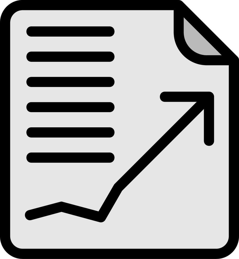Planning Line Icon vector