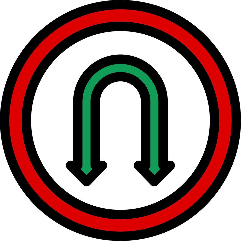 Double Curve Line Icon vector