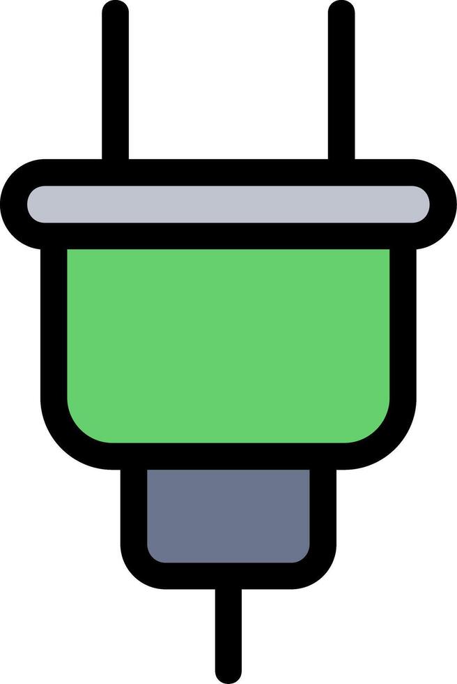 Plug Line Icon vector