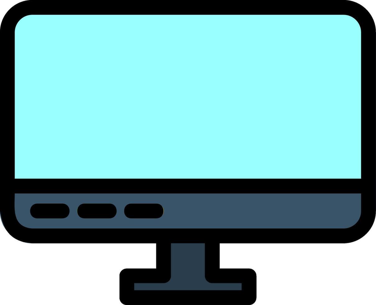 Led Line Icon vector