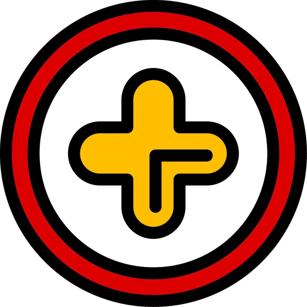 Hospital Line Icon vector