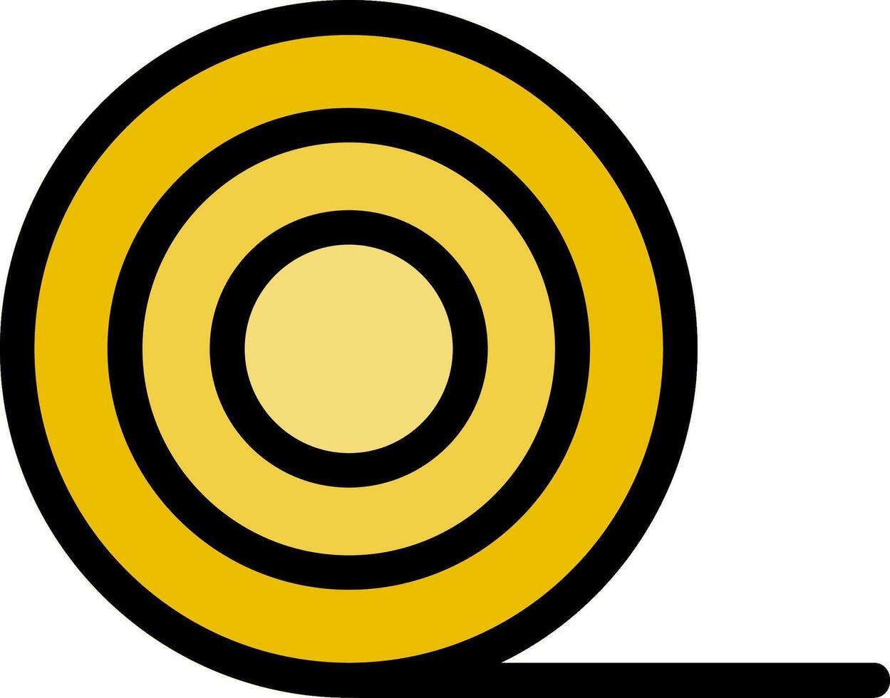 Insulating Tape Line Icon vector