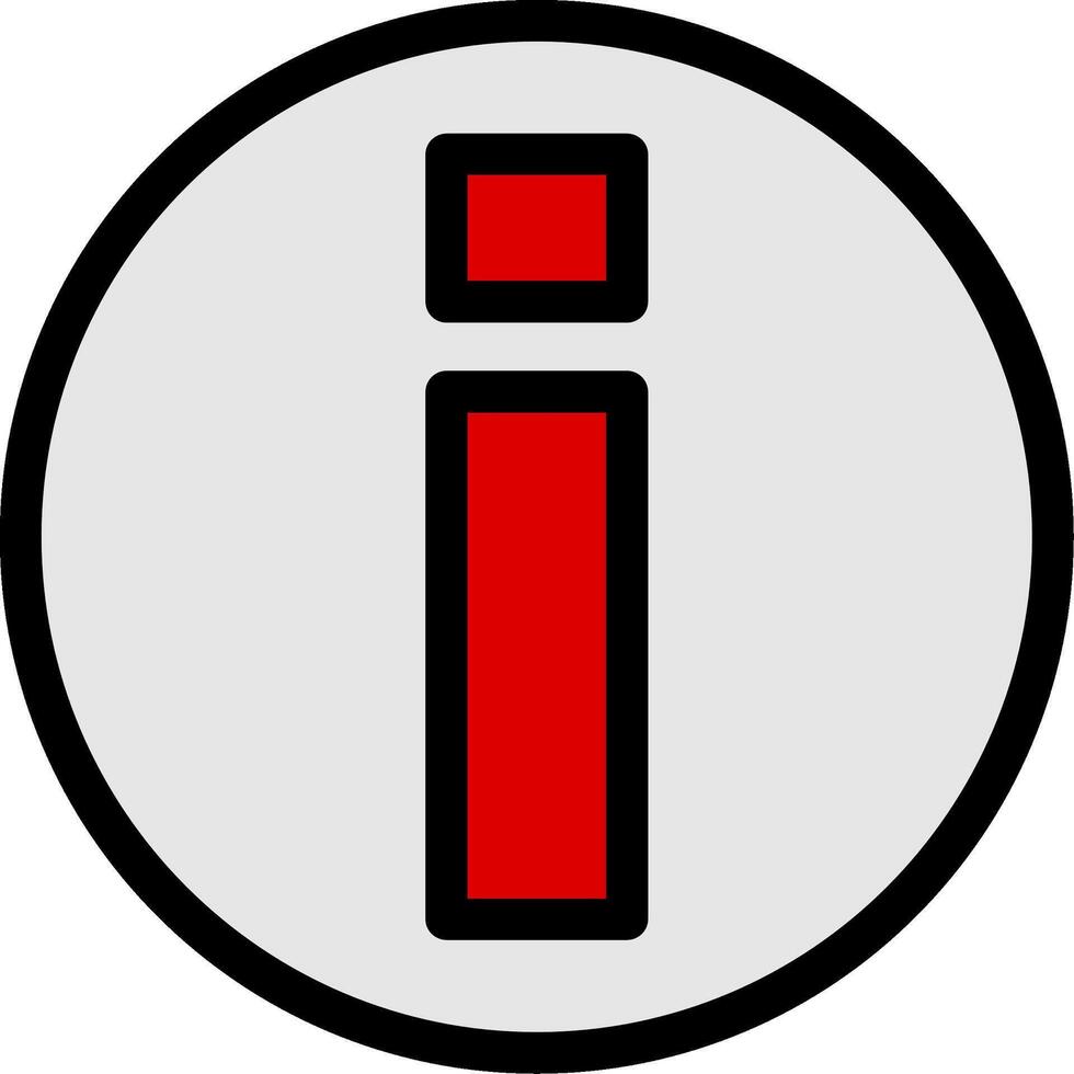 Information Line Icon vector