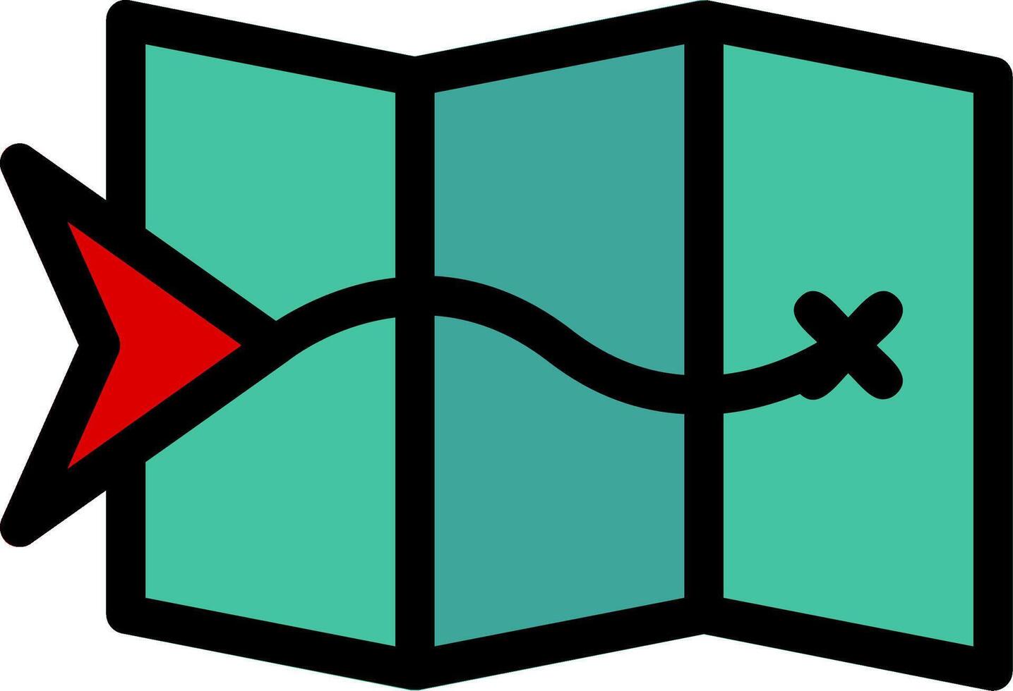 Navigate Line Icon vector