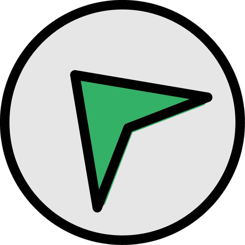 Navigation Line Icon vector