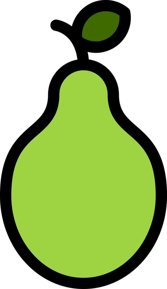 Guava Line Icon vector