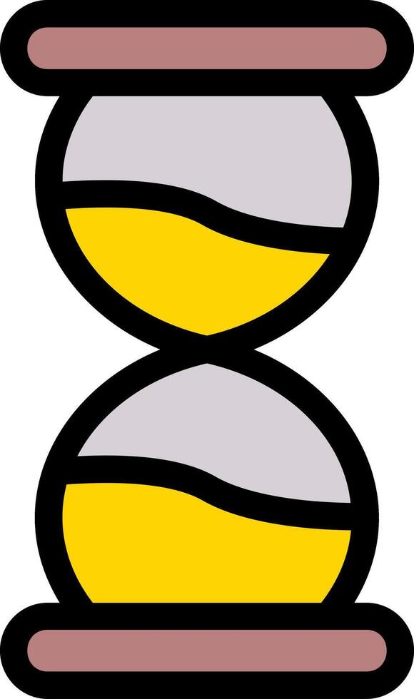 Hourglass Line Icon vector