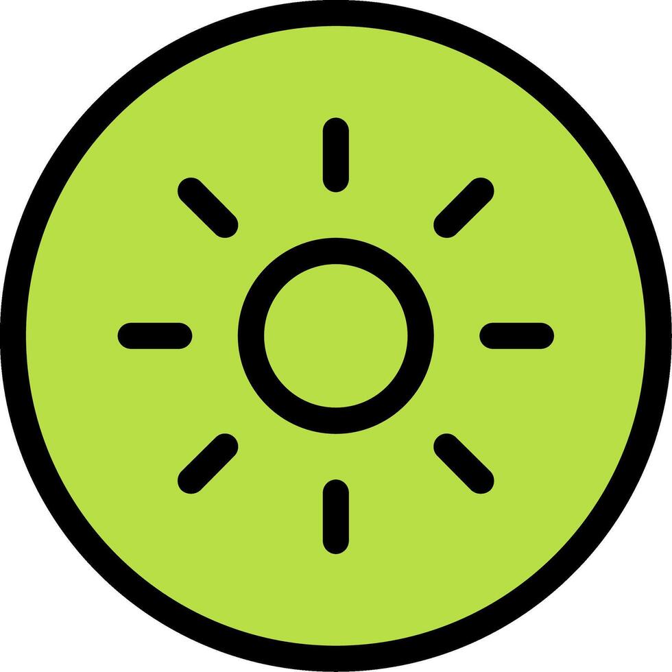 Kiwi Line Icon vector