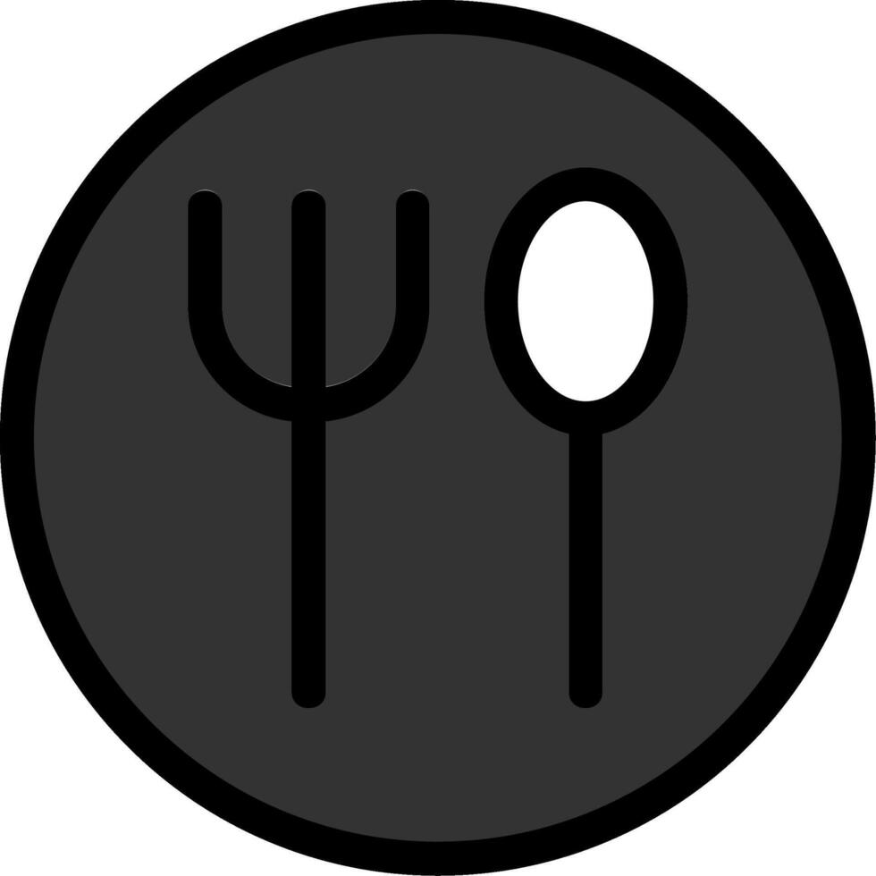 Restaurant Line Icon vector