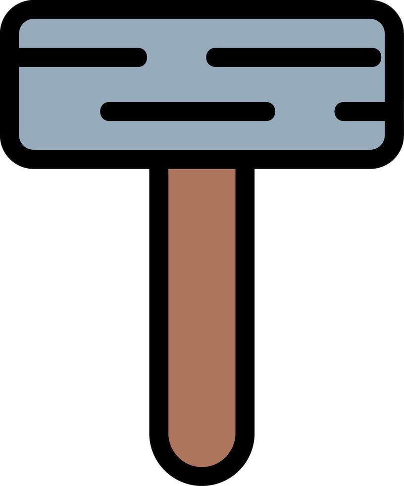 Hammer Line Icon vector