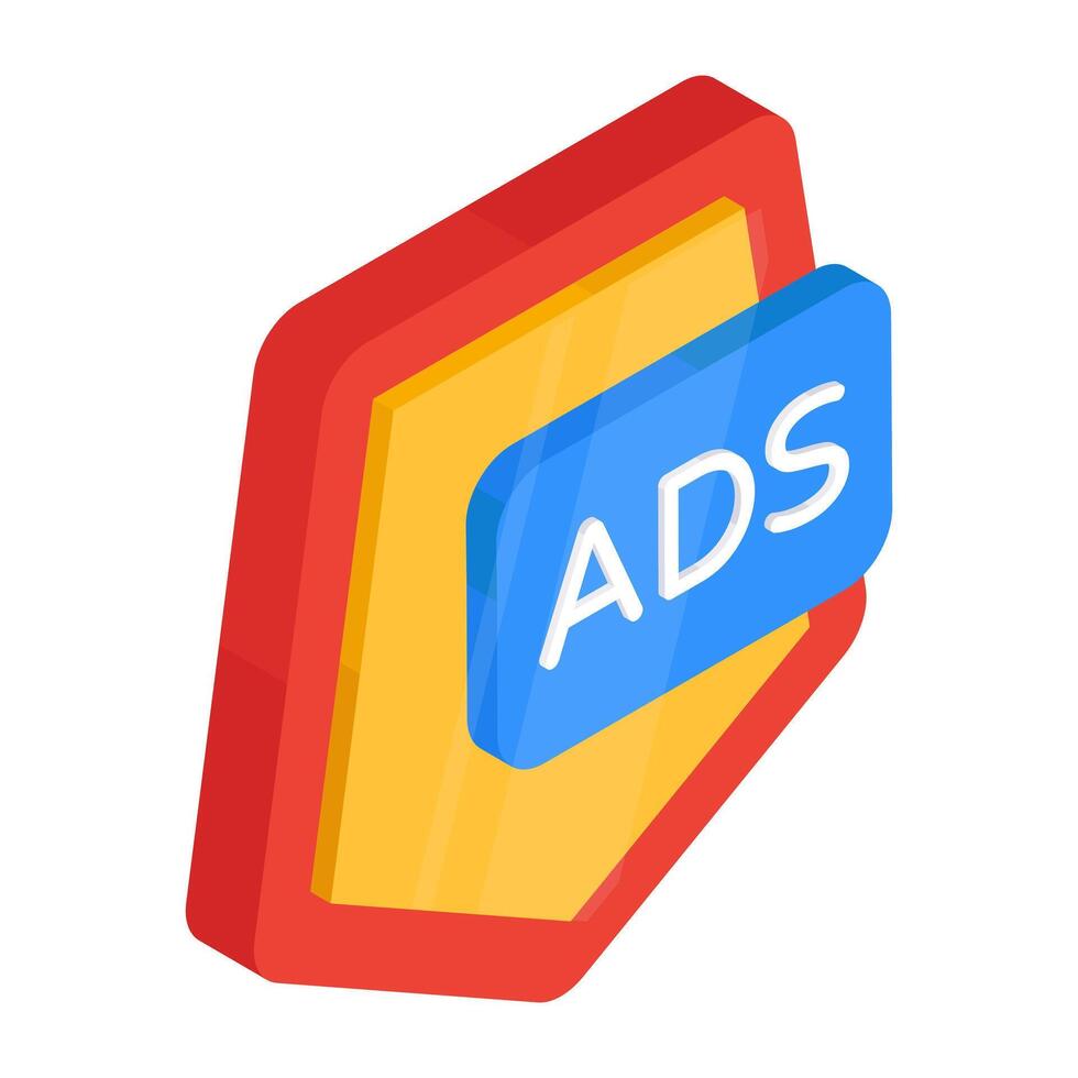 Premium download icon of ad security vector