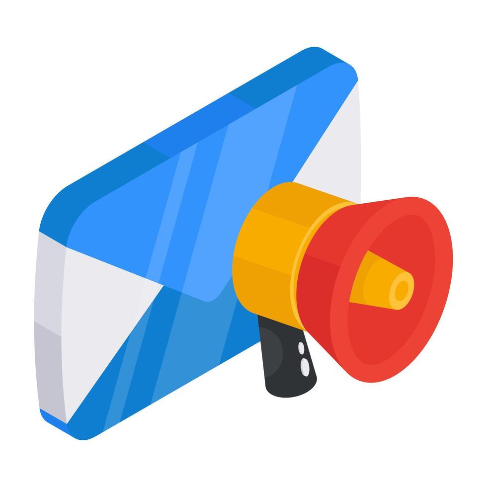 Perfect design icon of mail marketing vector
