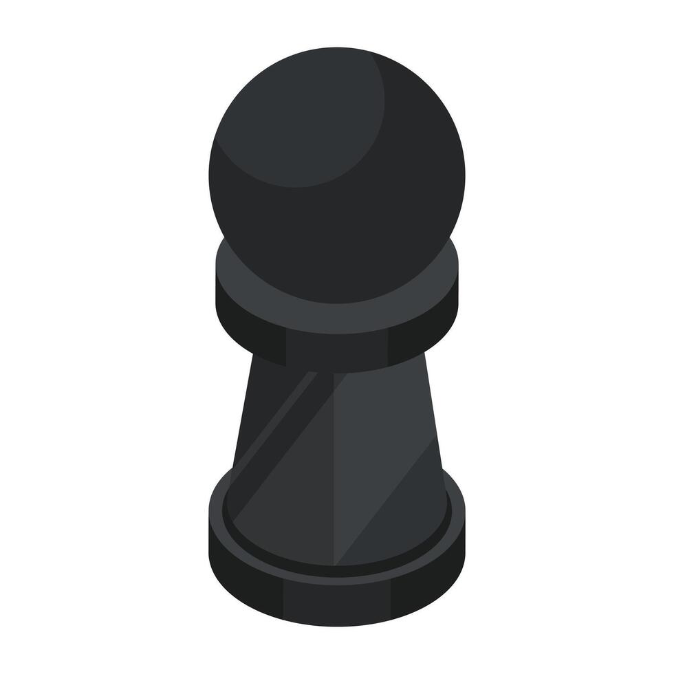 A perfect design icon of chess rook vector