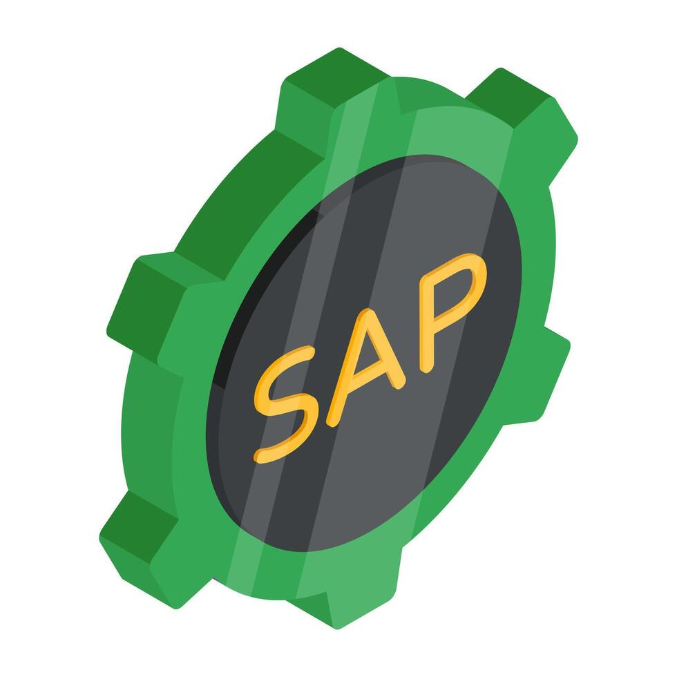 An icon design of system applications and products vector