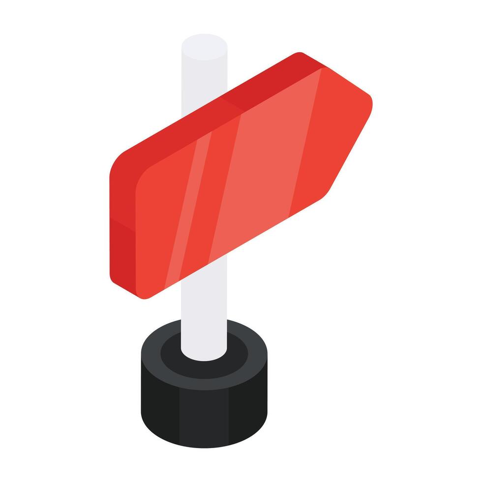 Perfect design icon of direction board vector