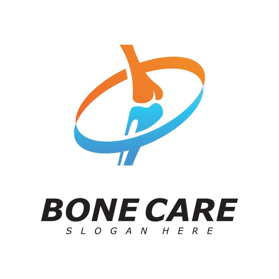 Bone care logo icon template vector