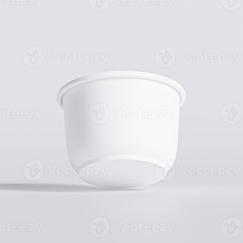 White color ice cream pack photo