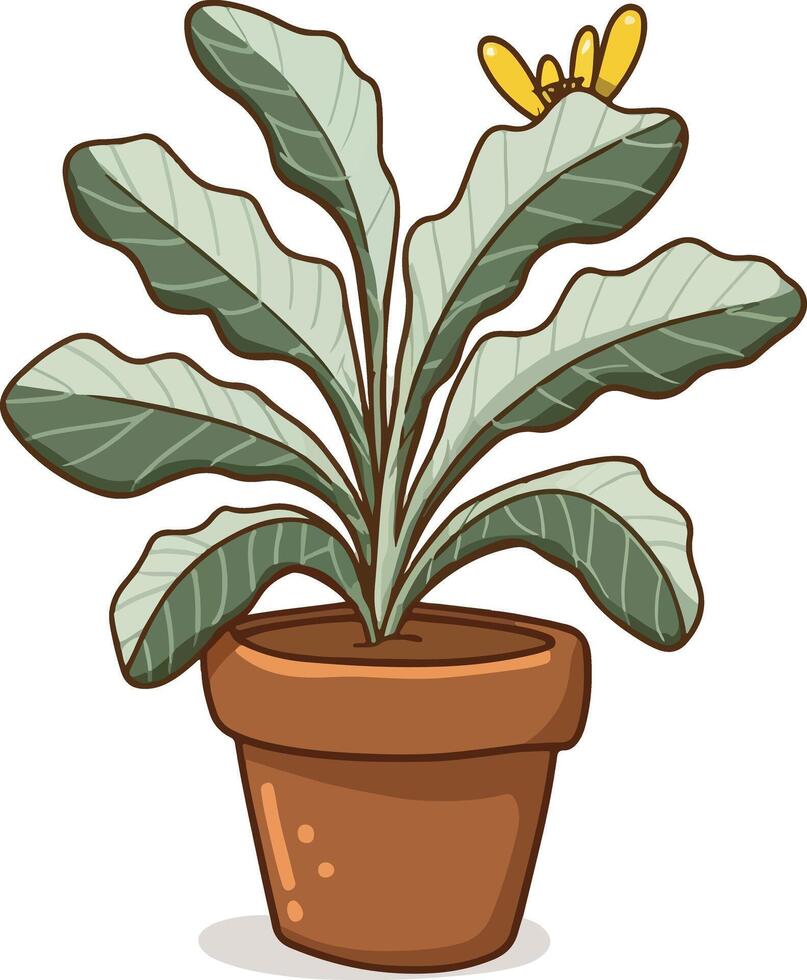 A drawing of a flower that has the word flowers in the middle vector