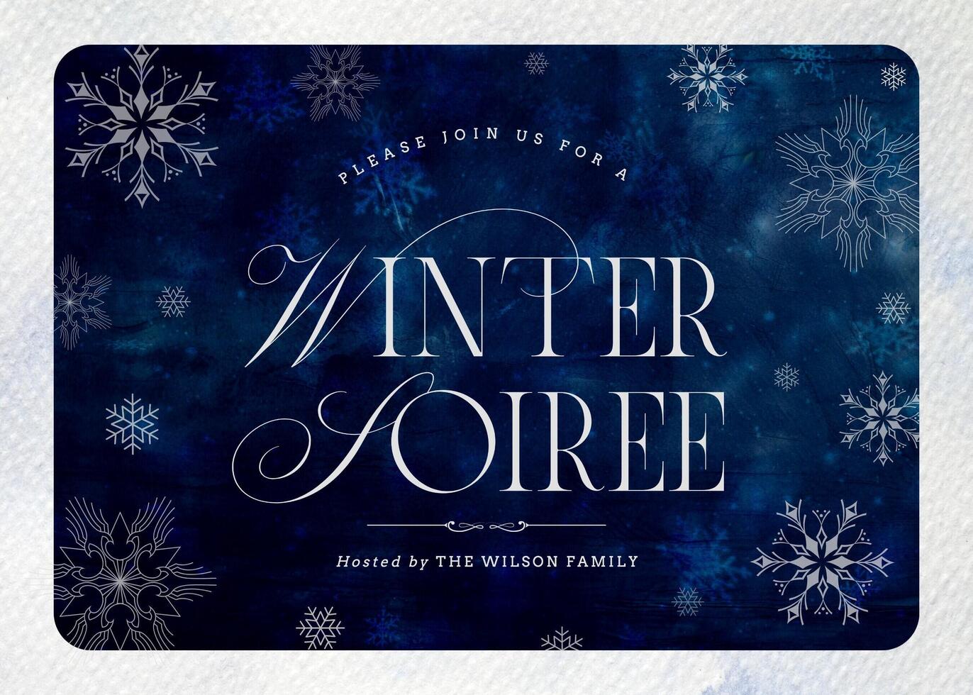 Winter Soiree Invitation Template