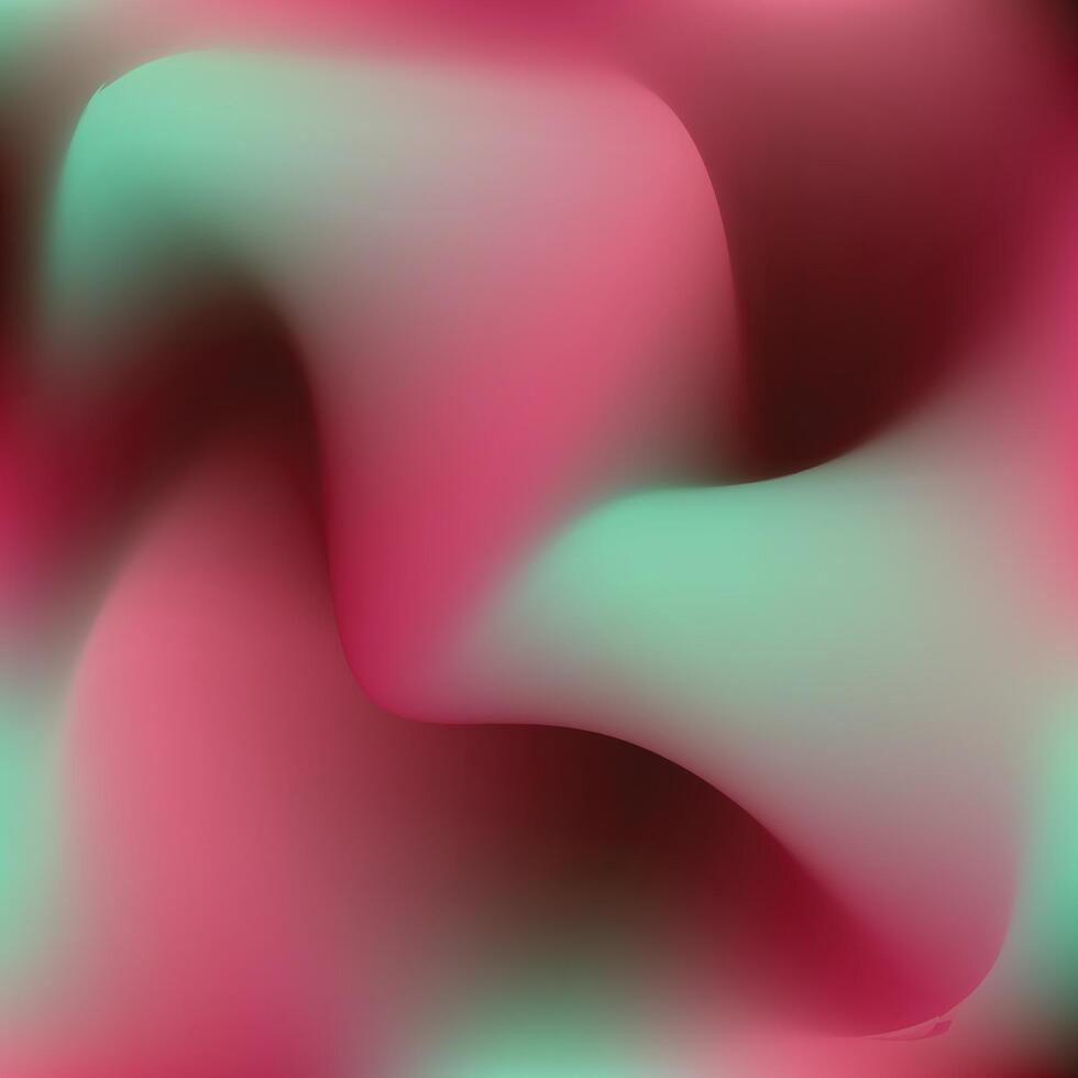 A pink and green abstract background with a swirl vector