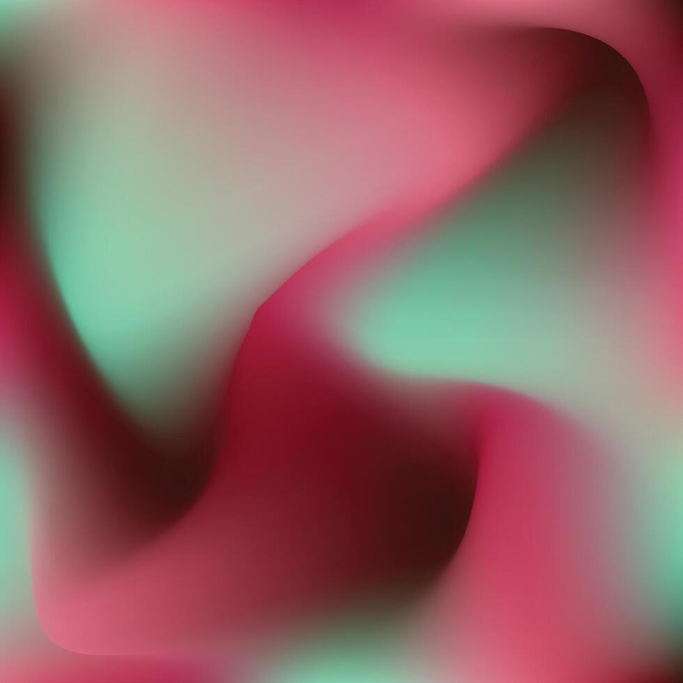 A pink and green background with a wave pattern vector