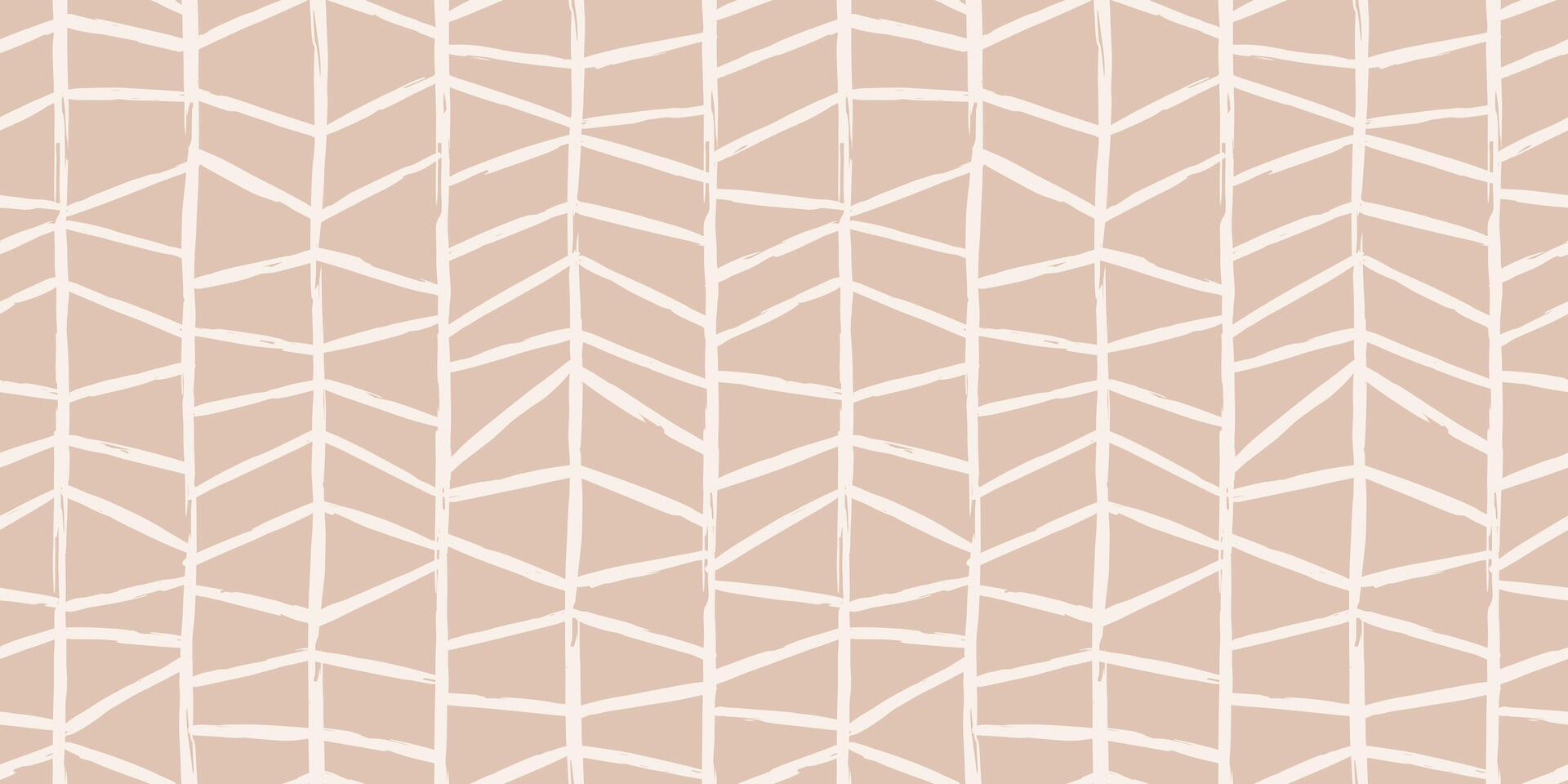 Trendy aesthetic abstract seamless pattern with geometric print. Minimalistic Organic brush stroke, ink texture. Simple design for wallpaper, textile, wrapping, packing, fabric, branding, decoration vector