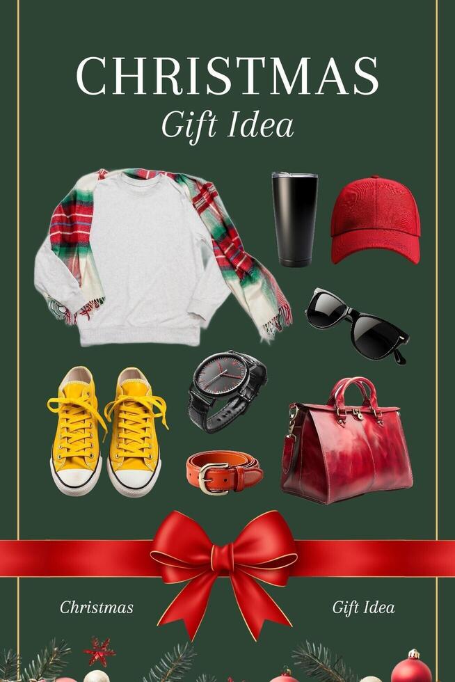 Christmas Gift Idea Pinterest Pin Cover Template