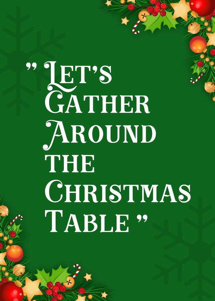 Christmas Dinner Card 51843355 Template Christmas Dinner Card 51843355 Template