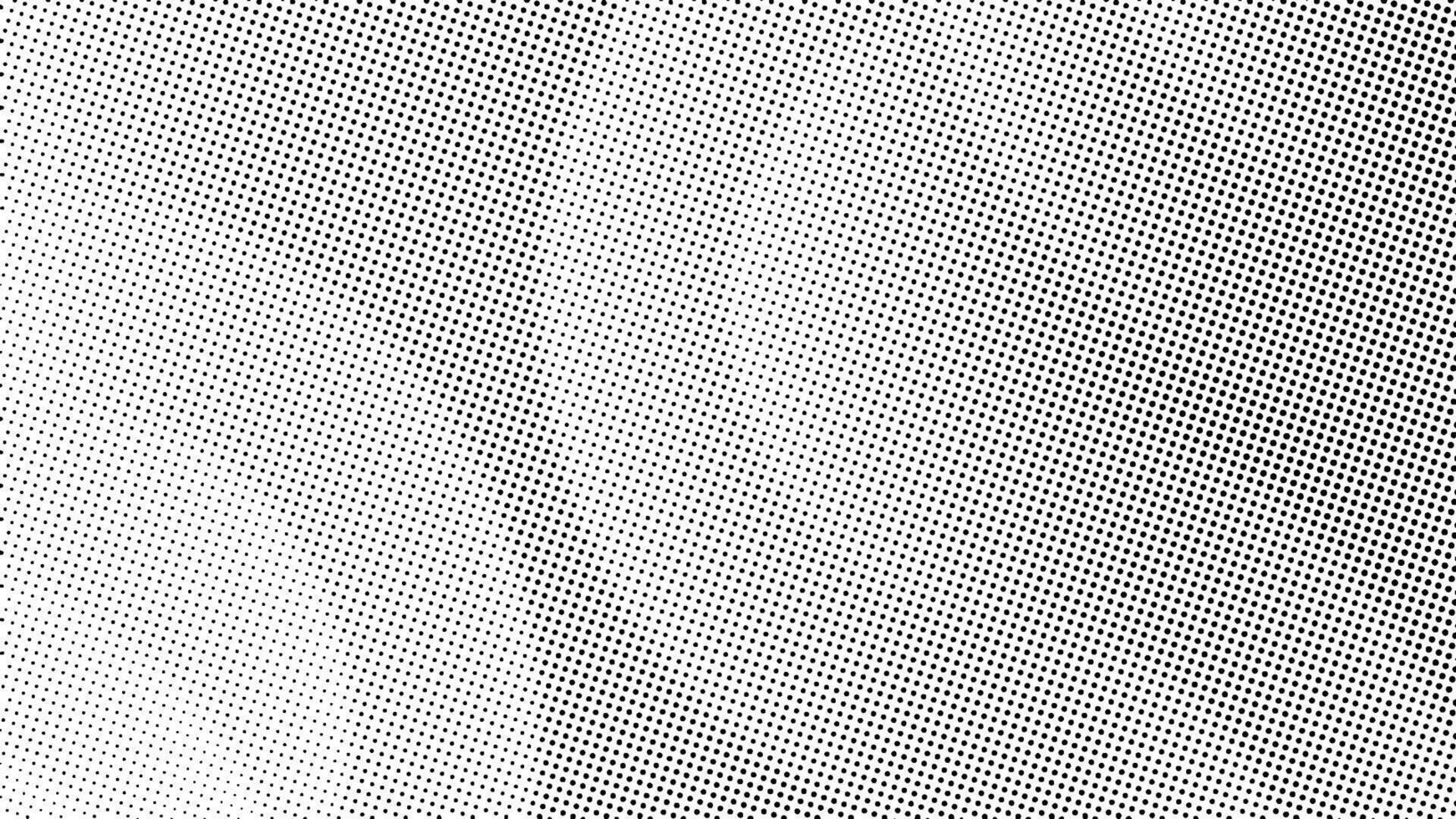 Halftone backdrop with noise effect. Concentric dotted texture. Black dots on white background. Vintage effect overlay. Ink dot pattern. Monochrome texture. Industrial perforated surface vector