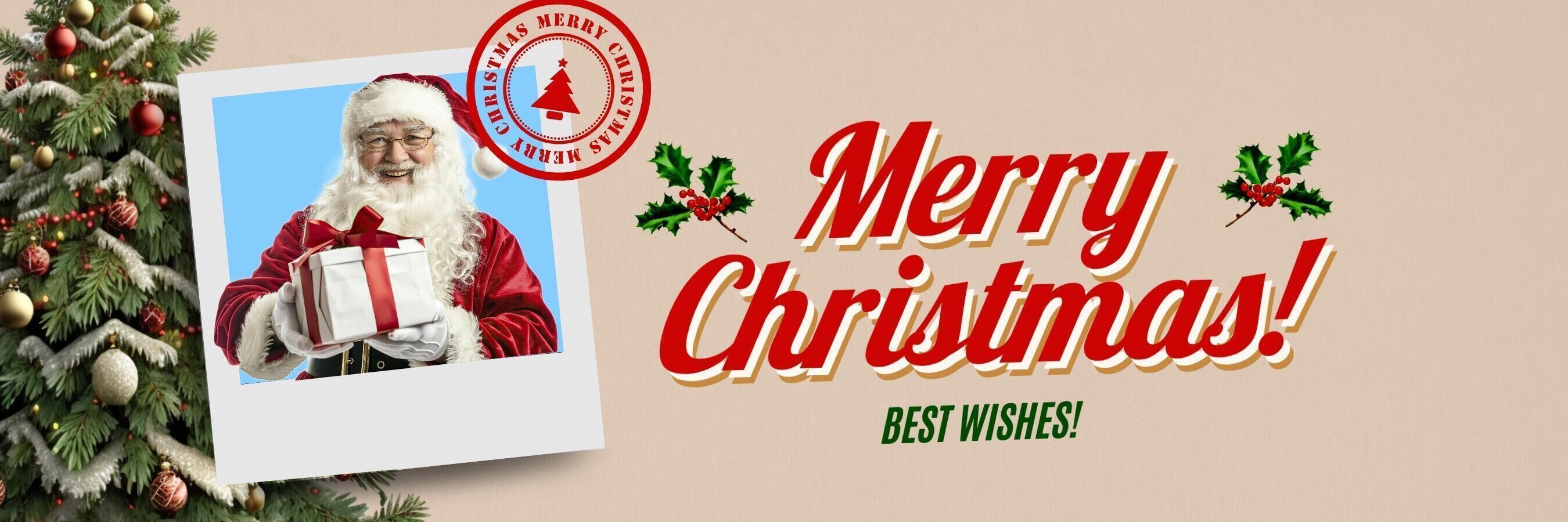 twitter header for christmas social media greeting template