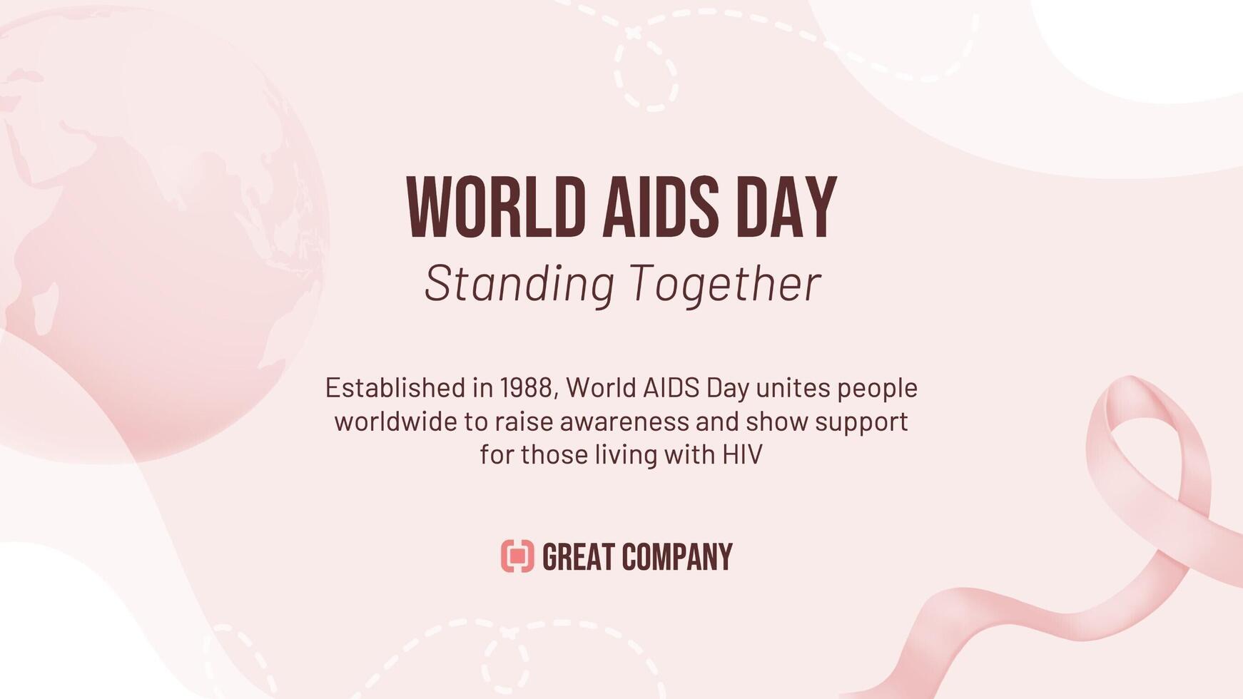 World AIDS Day Awareness Presentation template