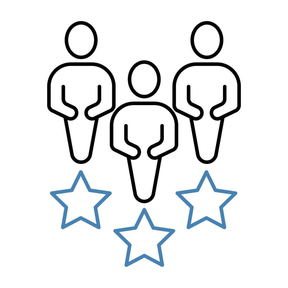 member concept line icon. Simple element illustration. member concept outline symbol design. vector