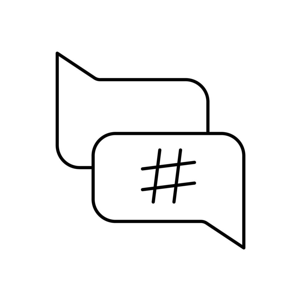 topics concept line icon. Simple element illustration. topics concept outline symbol design. vector