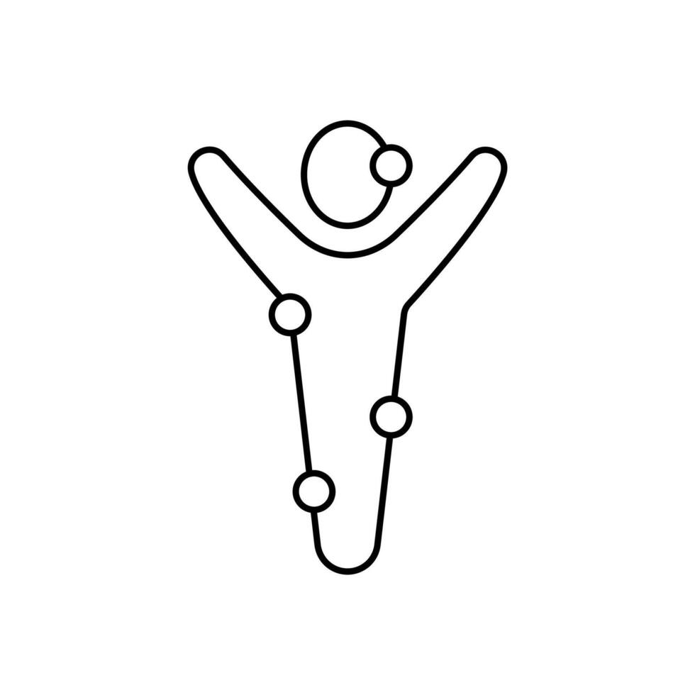 symptoms concept line icon. Simple element illustration. symptoms concept outline symbol design. vector