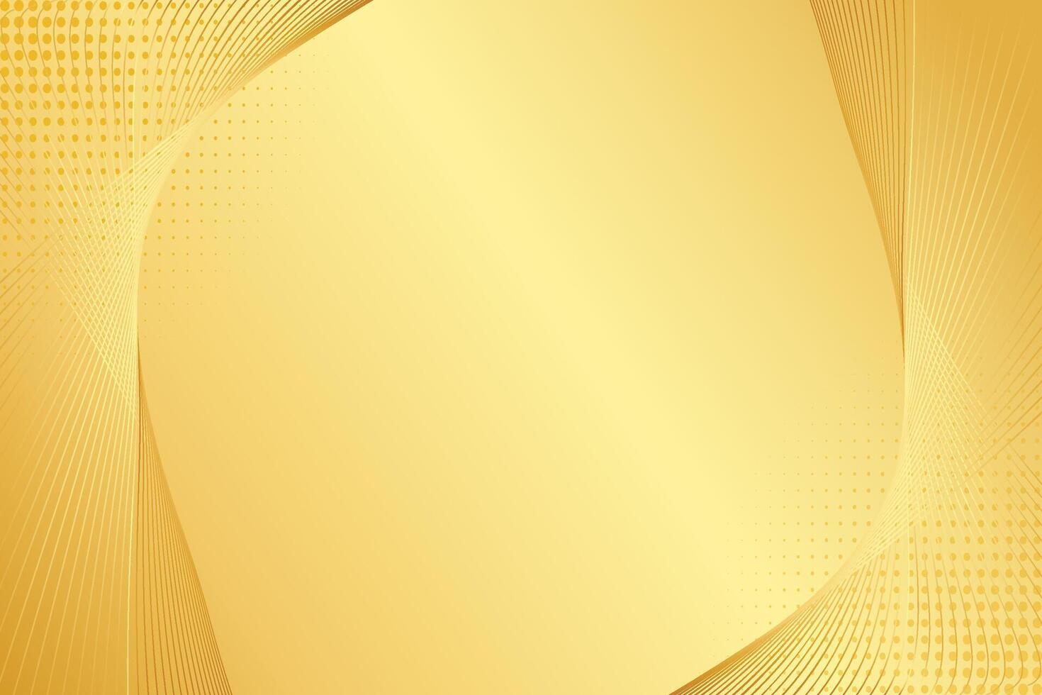 Golden background design with shape vector