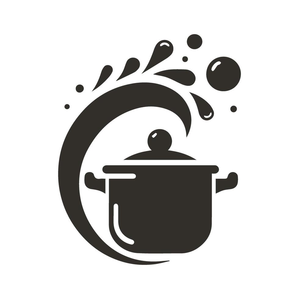 Collection of Flat Chef Logo Templates vector