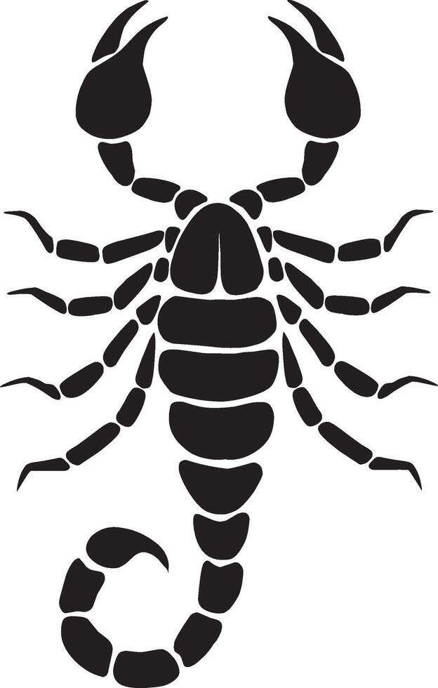 Scorpion icon illustration on white background vector