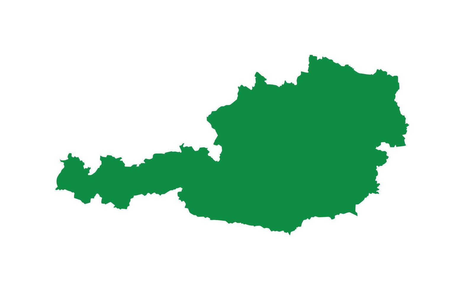 Map of Austria. Austria Map on white background. vector