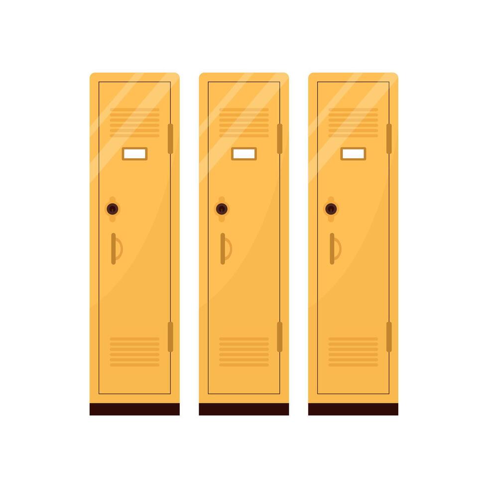 Locker design illustration isolated on white background vector