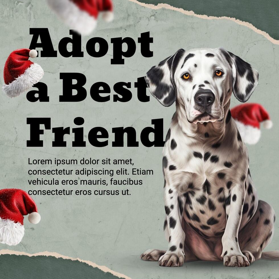 Adopt a Best Friend Instagram Post template