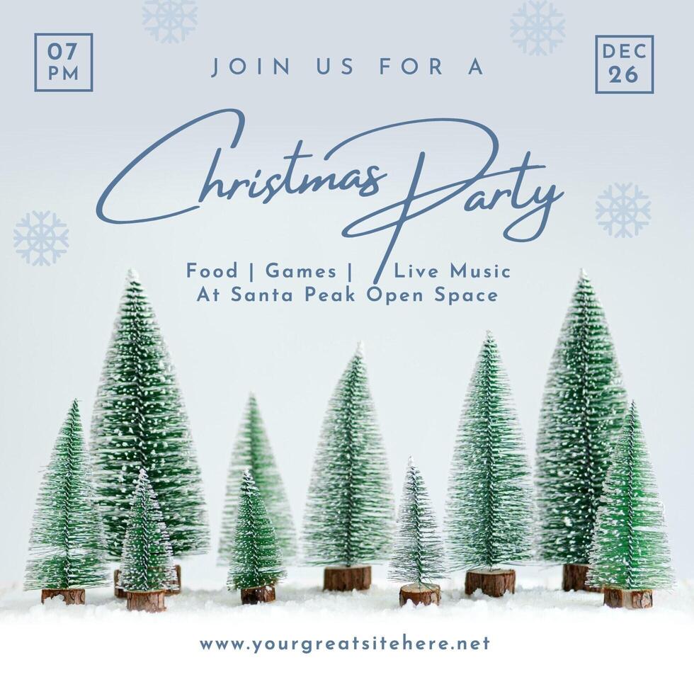 Christmas Event Invitation Instagram Post Template