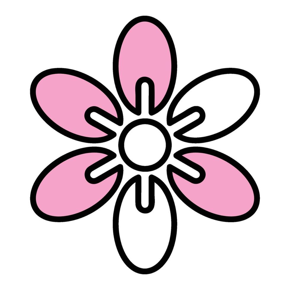 beautiful jasmine flower icons vector
