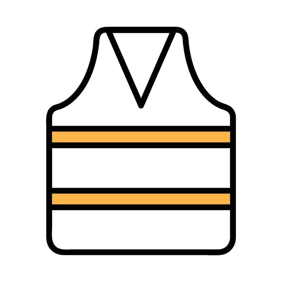 collection of vest icons in the field of building construction vector