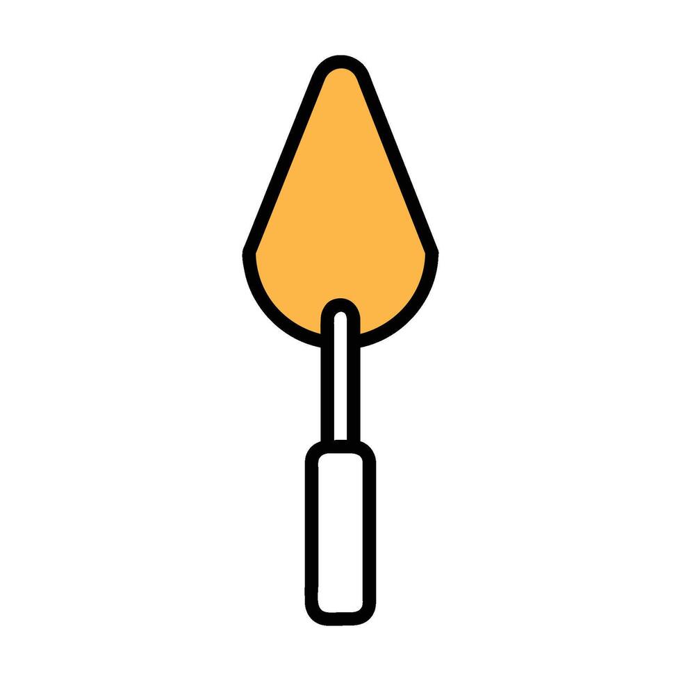 collection of cement scoop icons in the field of building construction vector