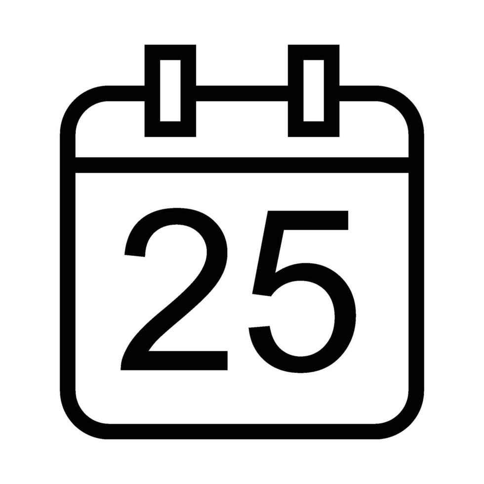 calendar festive Christmas vector