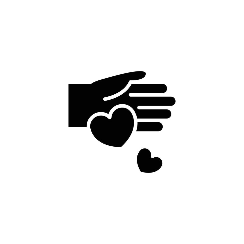 kindness solid icon design good for web or mobile app vector