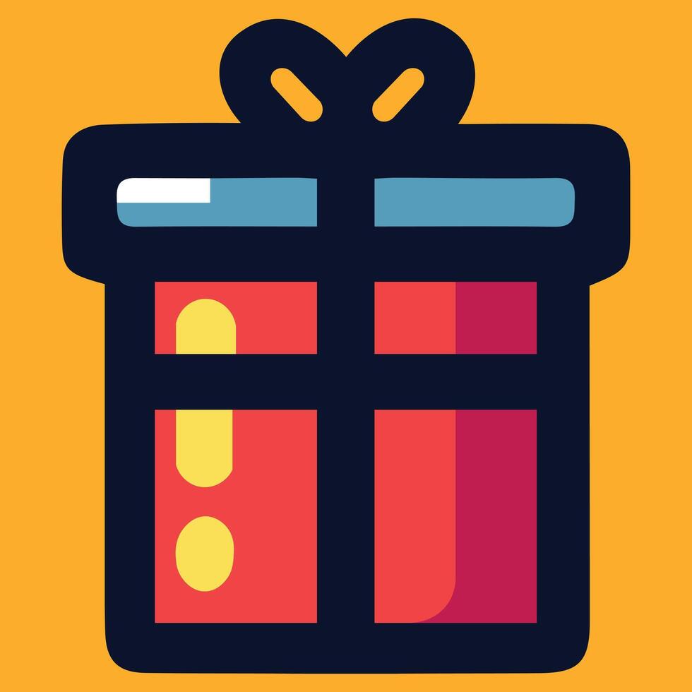 Holiday Gift Box Magic vector